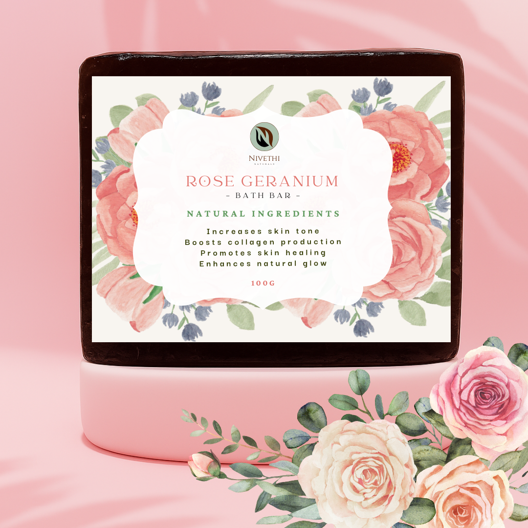 Rose Geranium Bath Bar