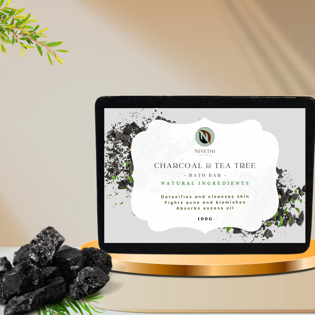 Charcoal & Tea Tree Bath Bar